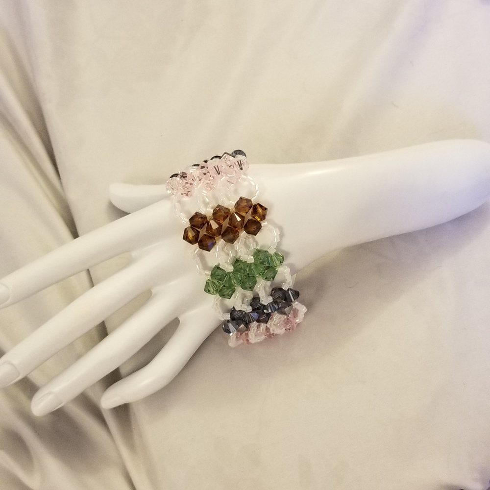 NWT Handmade Swarovski Crystal Bracelet Anklet